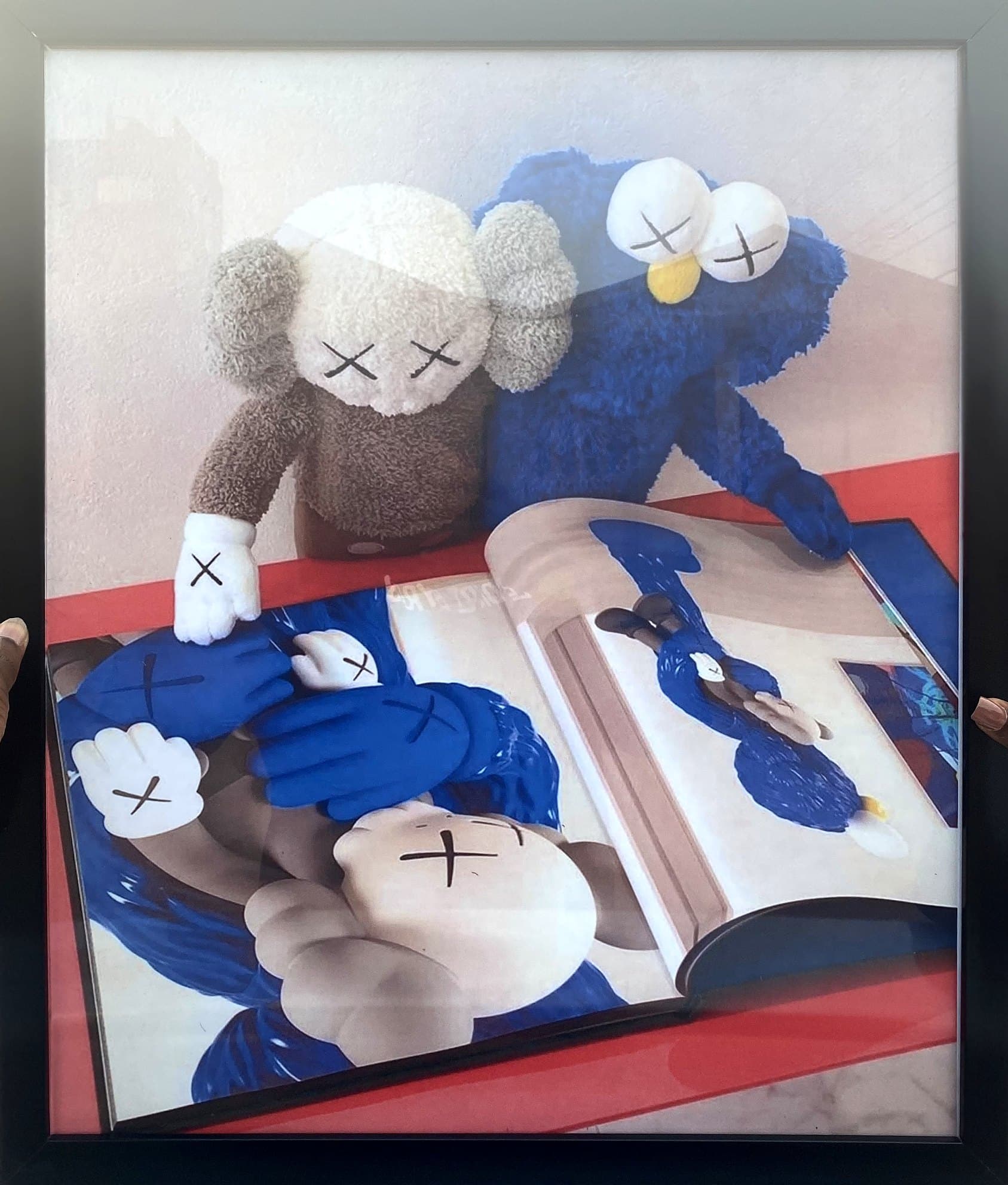 Toy art print, 20×24 in black frame