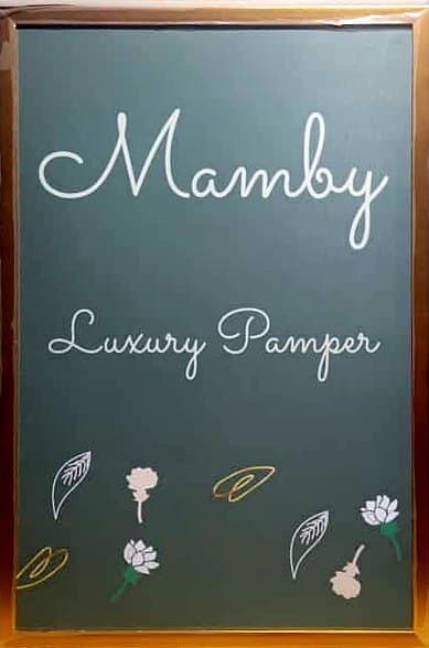 Shop sign, 24×36 in gold frame